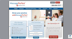 Desktop Screenshot of massageperfectwebsites.com